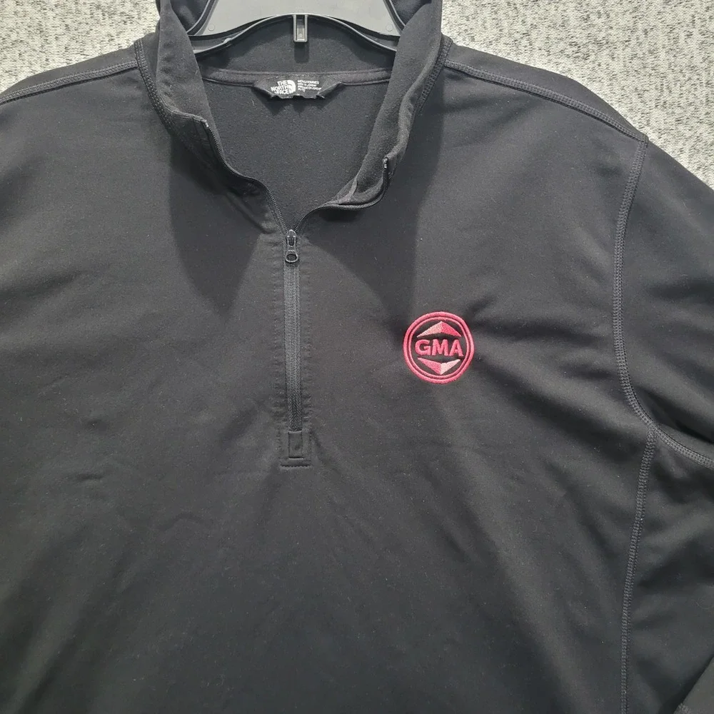 The‎ North Face Mens Black GMA 1/4 Zip Fleece Pullover Jacket XL